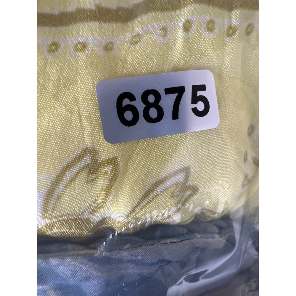 Hemant & Nandita Fiza Dress Halter PaisleyWestern Pastel Yellow Blue S - Picture 12 of 12